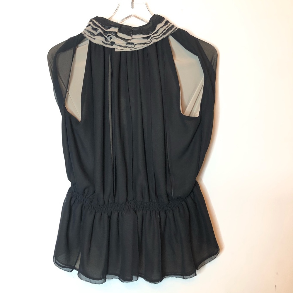Robert Rodrigues Ruffle Top Size Large - Picture 2 of 8